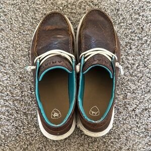 Ariat woman’s  Brown and Blue Casual Shoes